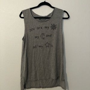 flowy muscle tee